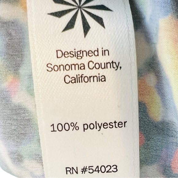 Athleta Sunbeam Easy Breezy Multicolor Spaghetti Strap Midi Dress - Picture 10 of 12